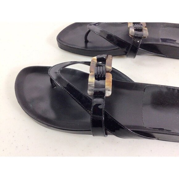 Stuart Weitzman Leather Sandals Flats Womens 7 - Picture 3 of 10